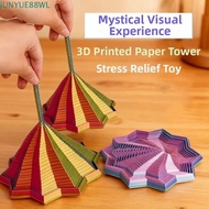 JUNYUE88WL Fractal Fidget Star Model, 3D Printing Expanded Visual Illusion Hexagon, Funny Geometric 