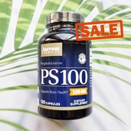 60% Sale EXP 10/25 ฟอสฟาติดิลซีรีน PS 100 Phosphatidylserine 100 mg 120 Capsules (Jarrow Formulas®)