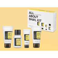 COSRX OFFICIAL All ABOUT SNAIL KIT (4-Steps) Snail secretion filtrate 96 เพื่อการต่อต้านวัย บำรุงผิว