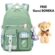Tas Sekolah Anak Perempuan 2025 Kuliah Santai SD SMP Murah Sport Kekinian Backpack Trandy