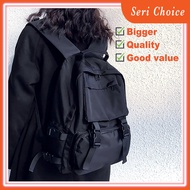B089 Unisex Backpack Student Canvas School Bag Travel Bag Sekolah Murah Laptop Bag Perempuan Beg Galas 帆布书包 背包 电脑包 旅行包