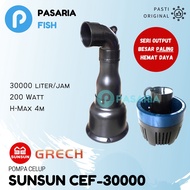 SUNSUN GRECH CEF30000 30000 Lph Pompa Celup Kolam Output Tinggi Rendah