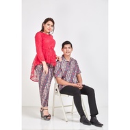 BATIK COUPLE SET MATCHING SEDONDON BAJU RAYA KURUNG MURAH 2020 MEL