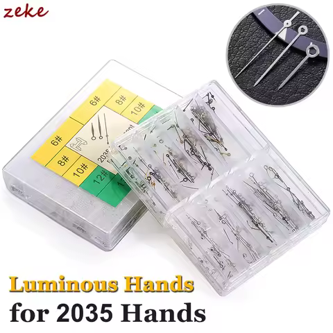 Aiguille 2035 Hands Set Black Gold Silver Watch Hands Luminous for Miyota 2035 Nautilus Hands Watche