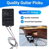 【VVL】-Guitar Pickup Eq Electric Box Sound Hole Equalizer Guitar Tuner Mix Guitar Guitar Accessories 