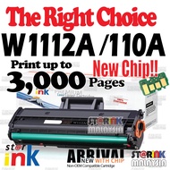 CHIP Ready  Compatible to W1112A 110A W1112X HP Laserjet HP108A 108w HP108W HP136A MFP 136a 136w