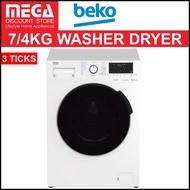 BEKO WDB7425R2W 7/4KG WASHER DRYER (3 TICKS)