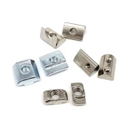 10pcs M3 M4 M5 M6 M8 M10 3D Printer Aluminum Profile Extrusion Chute Rail Roll In Spring Ball Shrapn