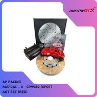 AP RACING RADICAL-II CP9560 (6POT) BRAKE KIT AGT SET FOR ALL CAR MODEL (RED)