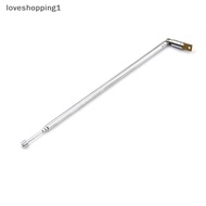 loveshopping1 Metal Full-channel AM FM Radio Telescopic Antenna 63cm Length 4 Sections MY