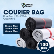 32x44cm 35x50cm 40x55cm Large Size Courier Bag Flyer Premium Grade White Matt Gloss Grey Packaging S