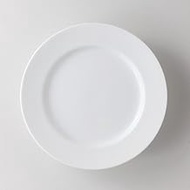 Ultra White 7 Half Cake Plate, 7.6 x 0.8 inches (19.3 x 2 cm), Open Western Pottery, Hotel, Restaura