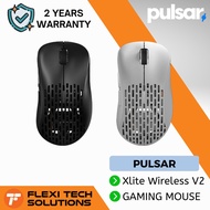 Flexi Tech PULSAR Xlite Wireless V2 Competition Mini Wireless Gaming Mouse Black / White