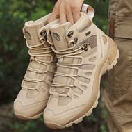 Ready Stock Large Size Outdoor Hiking Shoes Military Boots Delta Desert Boots SWAT Boots Waterproof Tactical Boots Outdoor Tactical Boots Outdoor Hiking Hiking Shoes Anti-slip Hiking Boots Hiking Boots Climbing Boots Military Boots Com