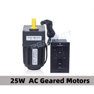 4RK25GN-C  220V AC Geared Motors 25W Induction Small Machine CNC Milling Engraving Accessories Whole