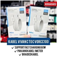 Vivan Type C Cable VORCC100 Fast Charging 60W Official 1 Year Warranty Vivan Type C Cable Vivan Type