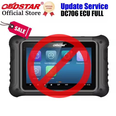 OBDSTAR One Year Update Service for OBDSTAR DC706 Full (Less Than 7 Days Overdue) Sale Price