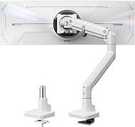 monTEK Heavy Duty Monitor Mount for 17 to 57 Inch Screens, Monitor Arm with Gas Spring, Adjustable S