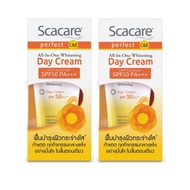 Scacare สกาแคร์ เพอร์เฟ็คท์ ไวท์เทนนิ่ง เดย์ครีม SPF 50 PA+++ 30 กรัม 2 กล่อง (ครีมบำรุงผิวหน้า ครีม