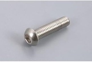 POSH FAITH 900840-1B Stainless Steel Button Cap Bolts, M8 x 40 mm, Pack of 5