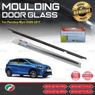 PERODUA NEW MYVI 2017 D20N G3 Gen 3 GLASS DOOR MOULDING SEAL RUBBER OUTER STRIP WINDOW GETAH PINTU L