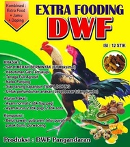 1 SACHET JAMU DOPING AYAM EXTRA FOODING DWF ISI 12 BUTIR AMPUH