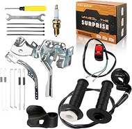 Throttle Linkage and 7/8'' Mini Bike Throttle Assembly for Predator 212 196cc Coleman BT200X CT200U 