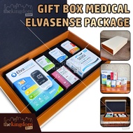 Elvasense Gift Box Alat Cek Gula Darah Kolesterol Asam Urat Hampers