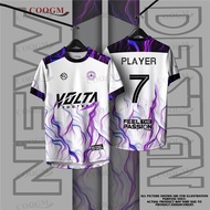 【Available】Purple Classic Futsal Football Baju Jersey Custom Name Volta Jersey