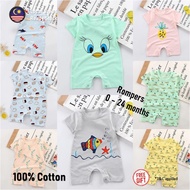 🦛Baju Bayi Baby Clothing Shirt New Born Infant Anak Lelaki Perempuan Boy Girl Romper Jumpsuit One Pi