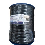 Phiflex Flat Cord 1.25mm 2 Core Available in Black or White AWG 16/2 Available in 60 to 150 Meters