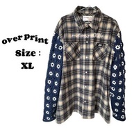 🌪️🌨️ 包順豐 over print overprint Crochet Knitting Shirts 針織 恤衫 外套