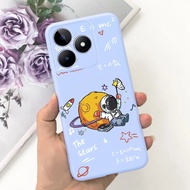 สำหรับ Realme C51เคส Realme RMX3760 C53น่ารักลายไดโนเสาร์เคสโทรศัพท์รูปการ์ตูนสำหรับ Realme C51 C 53