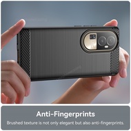 Phone Case For OPPO Reno14 13 12 10 Pro Plus 14F 13F 12F 5G 2023 Rubber Casing Carbon Fiber Shockpro