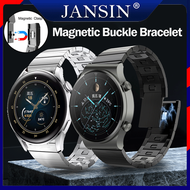 สาย สําหรับ Huawei Watch GT 2 Pro GT 2E GT 2 46mm แม่เหล็ก สายนาฬิกาข้อมือสเตนเลส โลหะ For Huawei Wa