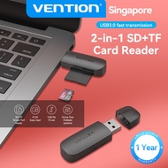 Vention Card Reader USB 3.0 Type C 512GB Fast Transmission 2 in 1 SD Card Reader TF Card Dual Card R