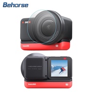 4Pcs ป้องกันหน้าจอสำหรับ Insta360 ONE R/insta 360 ONE RS 4K กล้องมุมกว้าง HD เลนส์ฟิล์มกระจกนิรภัยชุดอุปกรณ์เสริม