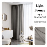 RENEOS 99% Blackout Curtain 270cm Height Langsir 270cm Labuh Langsir Sliding Door Curtain Langsir Bl