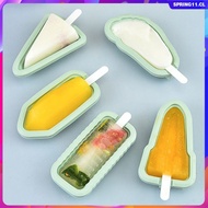 Silicone Ice Cream Mould 19 Styles Ice Cube Tray Popsicle Barrel Diy Mold Summer Dessert Ice Cream Mold with Popsicle Stick