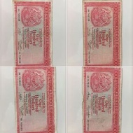 4張80年代 100元舊鈔 錢幣香港上海匯豐銀行 1981 1982 1983