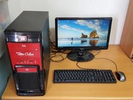 中古良品~~~WIN10(20H2)整組(主機+螢幕+鍵盤+滑鼠)功能正常桌上型電腦~~~送到府