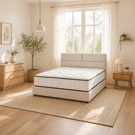 【MR 99 FURNITURE】 Queen Fabric Bedframe Katil Fabrik Lembut 7701-5