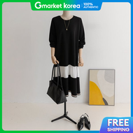 Easy-On | 66-120 Rosan Round Color Block Flare Dress