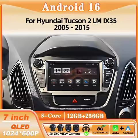 Android 16 For Hyundai Tucson 2 LM IX35 2005 - 2015 Car Radio Multimedia Video Player Navigation GPS