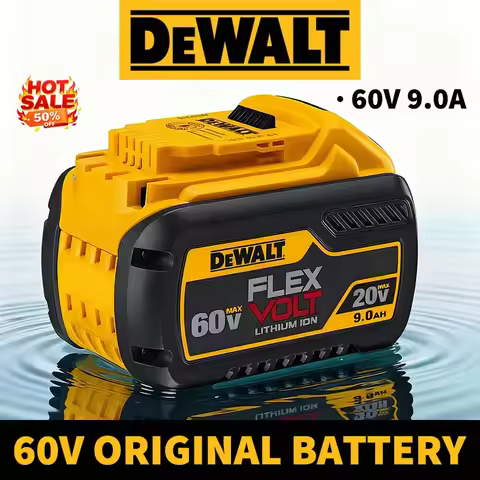 Genuine for DEWALT 60V 9Ah Power Tool Battery 120W High Power DCB609 DCB206 20V 6Ah Lithium Ion Batt