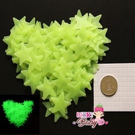 Berry Mart Glow in The Dark Stickers 100 pc Bintang Berry Mart
