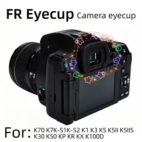 Soft Rubber FR Eyecup Viewfinder Cover for Pentax K70 K7 K-S1 K-S2 K1 K3 K5 K5II K5IIS K30 K50 KP KR