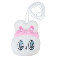 SK JAPAN Fluff Halter Neck Storage Bag/Acele Bunny/White eslite eslite