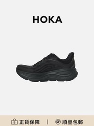 HOKA Bondi 9黑色男款 網布橡膠戶外低幫運動鞋[平行進口]