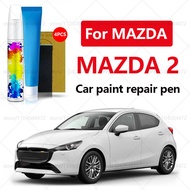 Car Paint Repair Pen For 2022-2025 MAZDA 2 Paint Scratch Repair Accessories 4PCS White A4D Blue 42M 